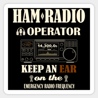 Ham Radio Operator Sticker